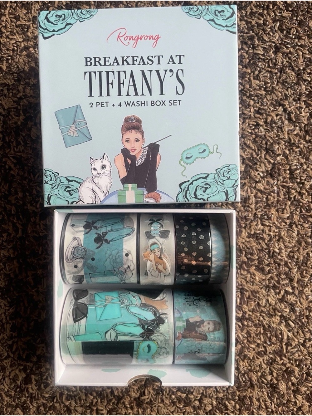 Rongrong DeVoe Breakfast at Tiffany's Washi & PET Tape Set Fashion Illustration - Picture 3 of 4